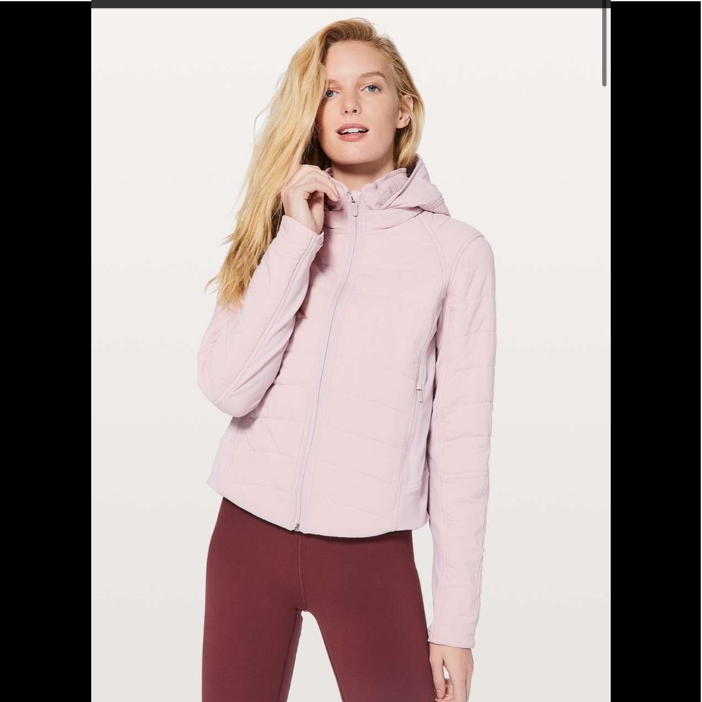 Lululemon Push Your Pace Jacket Porcelain Pink